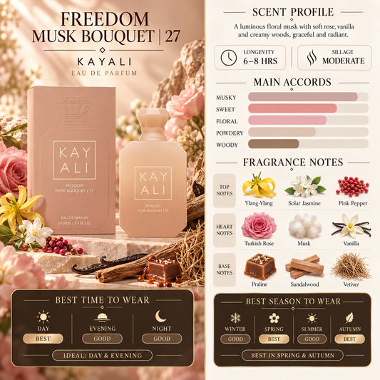Kayali Freedom Musk Bouquet | 27 - Kayali