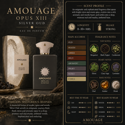 Opus XIII Silver Oud - Amouage