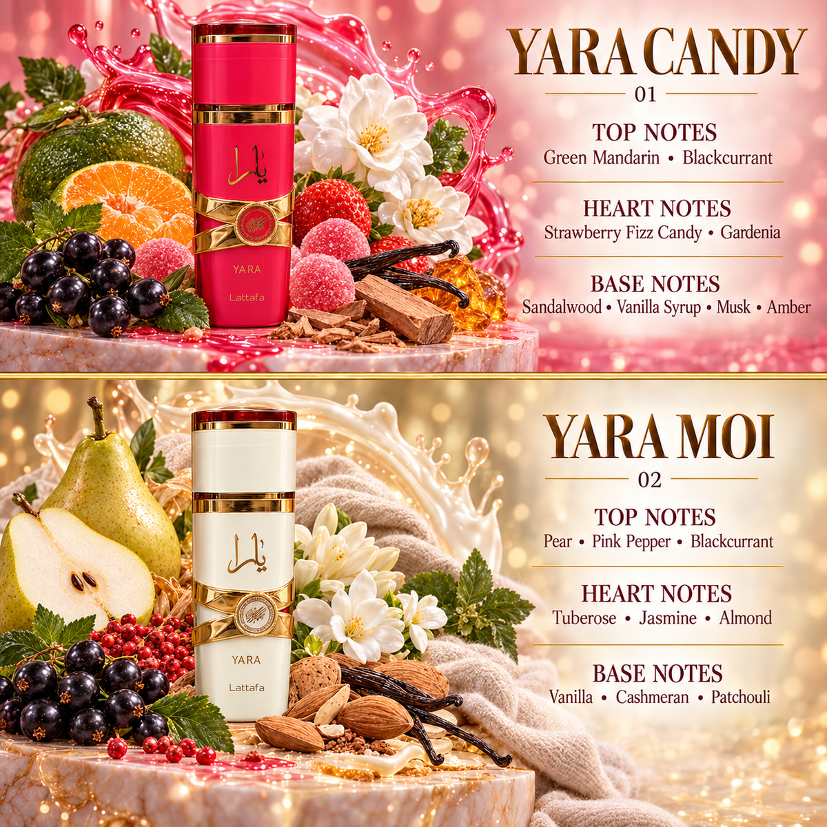 Lattafa Yara Candy Collection 2pc*30ML - Lattafa