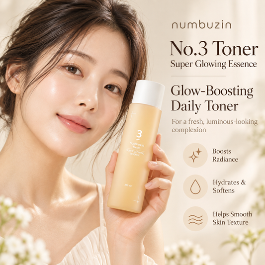 No.3 Super Glowing Essence Toner - numbuzin
