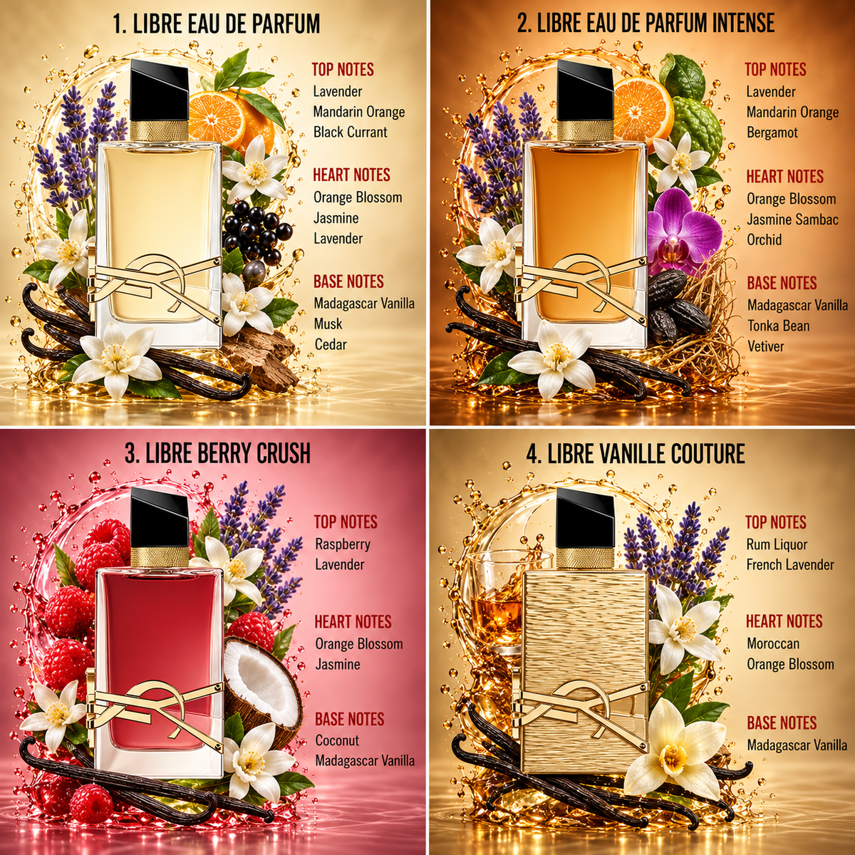 Libre PARFUM COLLECTION 4pc * 30ML - YSL