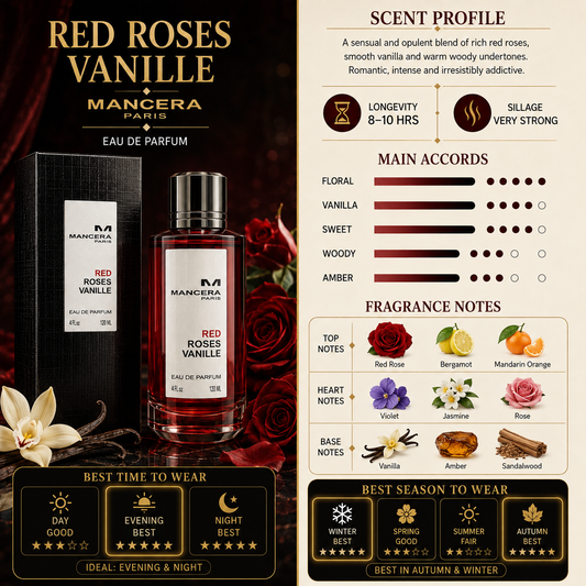 Red Roses Vanille - Mancera