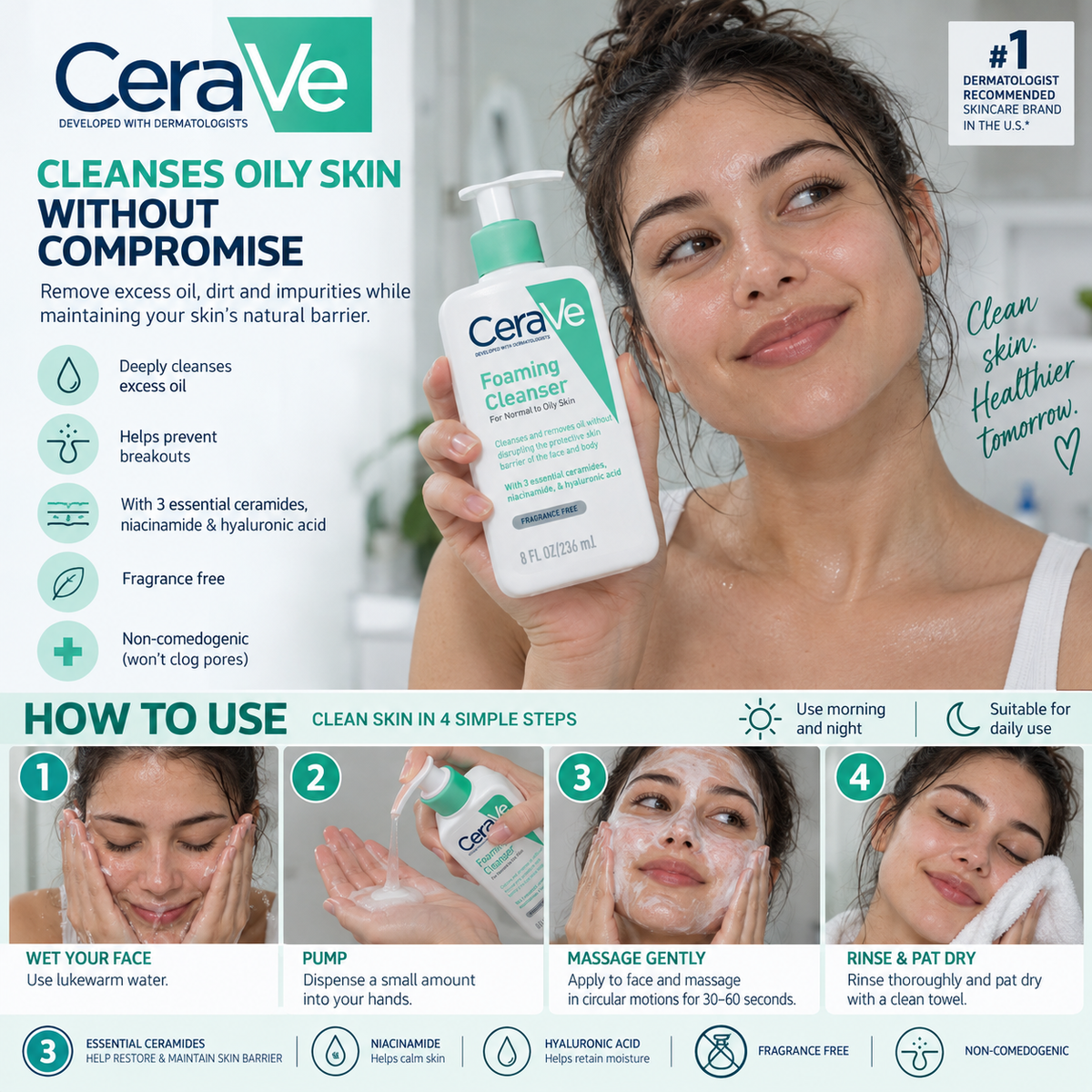 Foaming Cleanser - CeraVe